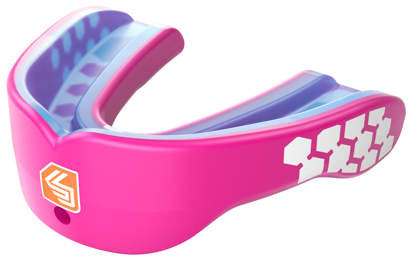 Shock Doctor Adult Gel Max Power Print Mouthguard - PINK